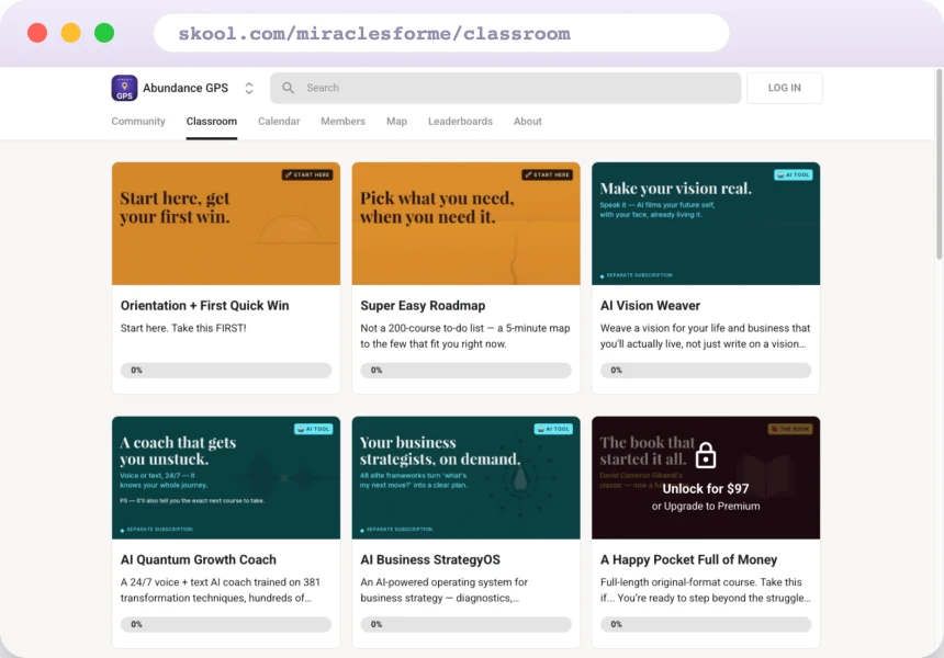 Skool Community + Courses — product preview